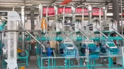 Corn processing production line